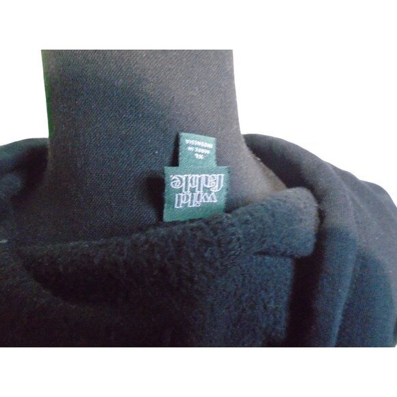 WILD FABLE Black Woman's Pullover Sweater Hoodie winter Size XL - Picture 3 of 3